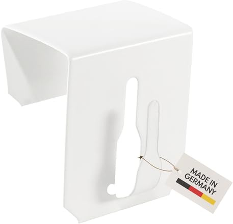 Dekohaken24 - Gancio per finestra, 12-20 mm, 4 pezzi, misura universale, colore bianco