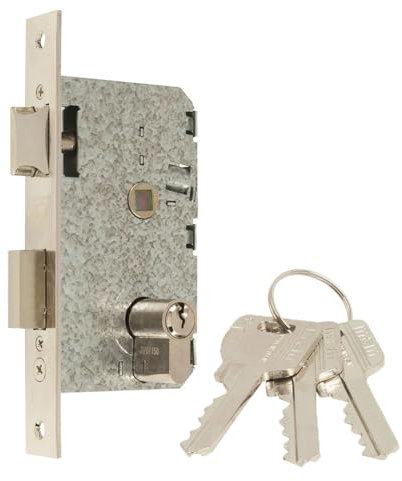 Mcm 2501-150AN311 - Cerradura recto entrada 50 e:30-30 niquelado