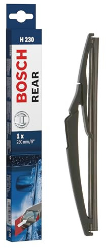 Escobilla limpiaparabrisas Bosch Rear H230, Longitud: 230mm – 1 escobilla limpiaparabrisas para la ventana trasera