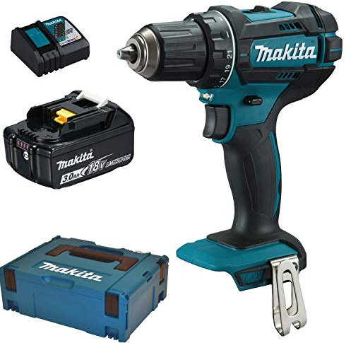 Makita DDF482RF1J Perceuse-visseuse sans fil + 1 batterie 3 Ah + chargeur + coffret Makpac