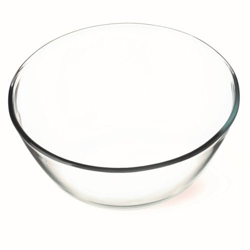 Bol en verre - contenance 3,5 l, dimensions Ø 270 x 125 mm - verre borosilicate-très haute résistance 6646 SIMAX