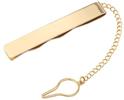 DonDon Herren Krawattenklammer Krawattennadel – Gold