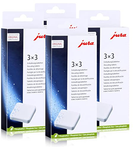 Jura - Pastillas descalcificadoras (4 unidades, 3 x 3 unidades)