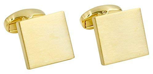 Gemelli in oro | Gemelli dorati Premium | Scatola per gemelli inclusa | Gemelli da matrimonio | regalo per uomo | regalo per groomsmen | Gemelli da uomo