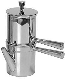 ILSA Caffettiera Moka napoletana Acciaio Inox 18/10 (1 Tazza 15cl)