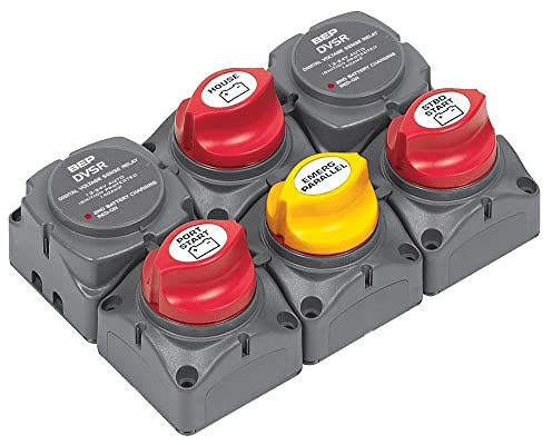 BEP Marinco 69 – 717140 advsr Schalter für die Relais Digital, grau/rot/gelb, Einheitsgröße