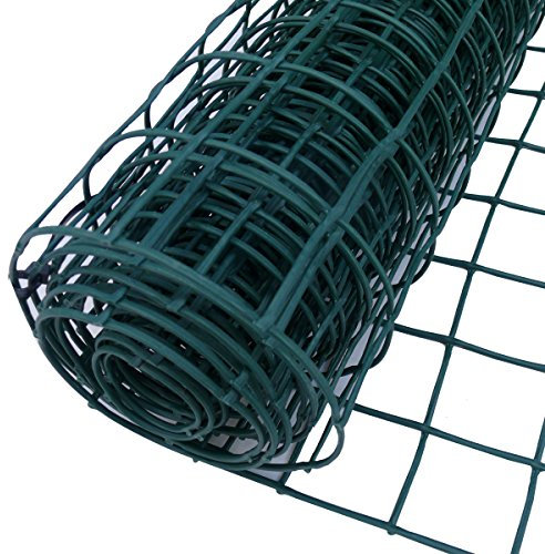 Suregreen Plastic Mesh Fencing, 0.5m x 5m, 50mm Hole, Green