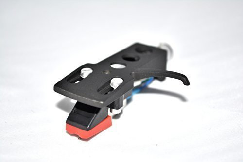 Black Turntable Headshell Mount with cartridge for Denon DP 500M, DP 300F, DP 60L, DP A100, DP 1300 Mk2, DP 1100, DP 1200 Turntables