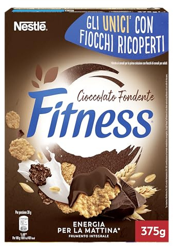FITNESS Cioccolato Fondente Cereali Integrali con Fiocchi al Cioccolato 375g