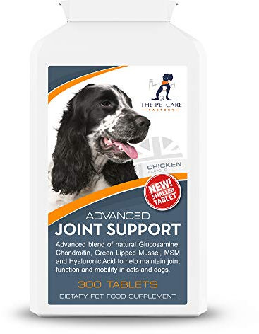 Advanced Joint Support Supplement For Dogs, With Powerful Active Ingredients To Help Naturally Support and Maintain Joint Health, Human Grade Quality, 300 Tablets, UK Manufactured