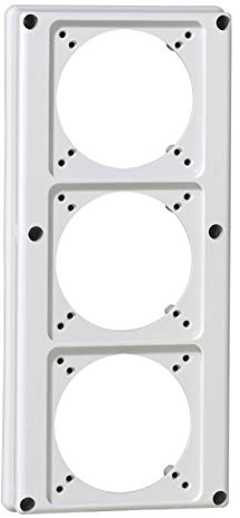Legrand 057714 Plastron Recevant 3 Prises pour Composer un Coffret, 16A, 280mm x 125mm