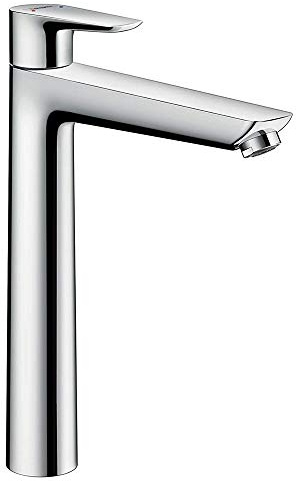 hansgrohe vattenkran Talis E (armatur med utlopp höjd 240 mm och dragstångs-avrinningsgarnitur) krom
