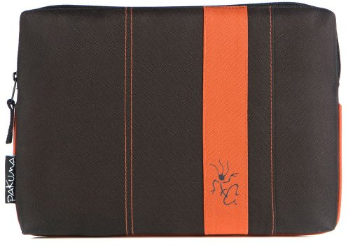 Pakuma ECO Cocoon Black & Red Protective Padded Sleeve for up to 10.2 inch Netbooks and iPad. Made with Recycled Materials