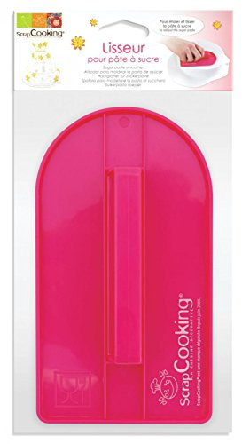 Scrapcooking 5112 Lisseur pour Pâte à Sucre, Plastique, Multicolore, 22 x 13,5 x 3 cm