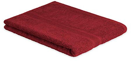 EXKLUSIV HEIMTEXTIL Frottier Handtücher Duschtuch 70 x 140 cm Bordeaux 500 g