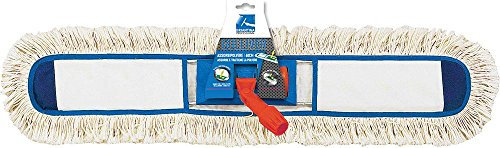 La Briantina SCO01234A Scopa Gulliver, Cotone/Poliestere/Ferro, Bianco/Blu, 26x100x6 cm