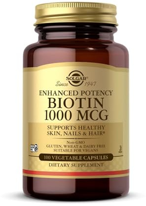 Enhanced Potency Biotin 1Vitamin 000 mcg 100 Veg Capsules