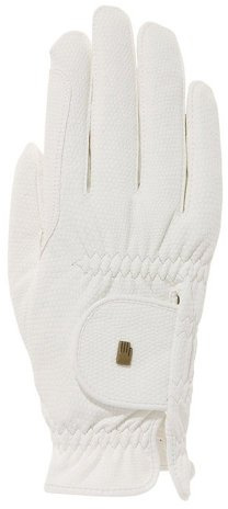 Roeckl sports, guanti con presa antiscivolo Roeck-Grip, Donna Uomo, 208, bianco, 8.5