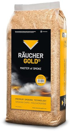 Räuchergold Virutas para ahumar, 15 kg, HBK 750/2000, grano 0,75 hasta 3,0 mm