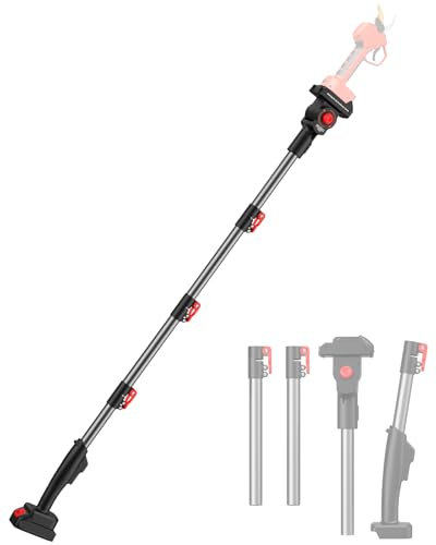 Pértiga Telescópica para Tijeras: Alargador para Tijeras de Podar de 2m para Makita Baterías B serie 18V (Consulte con el vendedor el modelo adecuado antes de realizar un pedido)