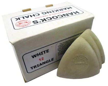 Marking Chalk - 12 x White Hancocks Tailors Fabric Marking Chalks
