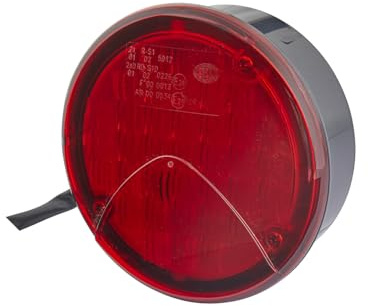 HELLA Dimbakljus - LED - 24V - påbyggd - ADR/GGVS - Lyktglasfärg: röd - Kabellängd: 500mm - Kontaktutförande: öppna kabeländar - Höger/Vänster - 2NE 964 169-341