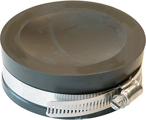 Tomodachi Flexible Endkappe aus PVC Elastomer dichten Rohre perfekt ab und sind dennoch flexibel. Gummirohrverschlüsse für die Abdichtung von Rohren im Haushalt und im Garten (110mm)