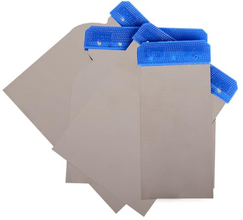 NTools SMN Set - Lot de 4 spatules en métal inoxydable | Couteau a enduire, spatules inox pour appliquer et lisser les mastics lors de travaux de carrosserie et de bricolage