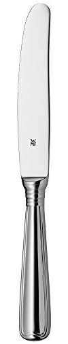 WMF Augsburger Faden Menümesser 21,7 cm, eingesetzte Messerklinge, Cromargan Edelstahl poliert, glänzend, spülmaschinenfest