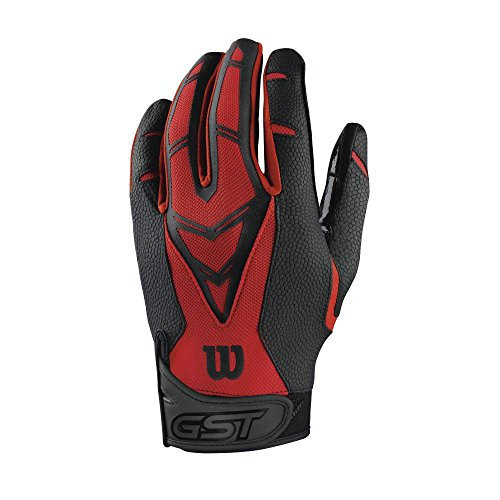 Wilson GST Skill American Football Handschuhe - rot Gr. S