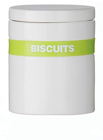 Premier Housewares Silicone Band Biscuit Canister - Lime Green