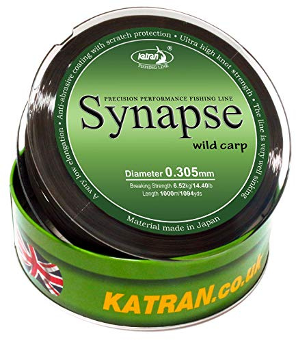 Katran Synapse WILD CARP 0,305mm 6,52Kg 1000m Fishing Line Hauptschnur