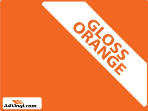 JasonCarlMorgan Orange Gloss 150mm Kitchen & Bathroom Wall Tile Transfers, (12 PACK)
