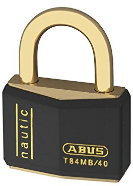 Abus T84MB/40mm Lucchetto con 2 chiave, Antiruggine, Nero