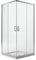 Idralite Eckeinstieg Duschkabine Rechteckig 100x70 H185 Satiniert 6mm Glas Mod. Ready