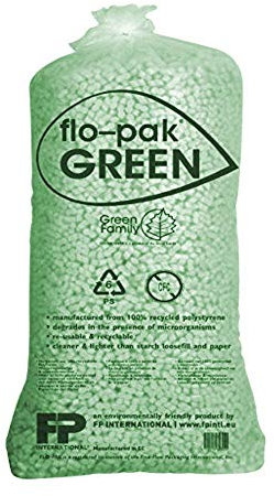Emballage écologique Flo-Pak de 1 600 litres, copeaux, matériau de remplissage, copeaux, rembourrage