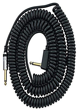 VOX VCC090 Black Coiled 1/4 Cable with Mesh Bag, 29.5'