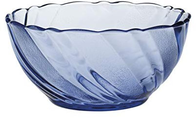 H&H Pengo 6103255 – Cuencos, Cristal, 12 cm, Azul, 1 unidad
