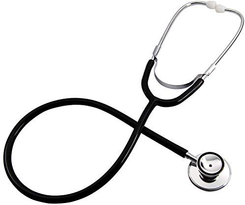 Festartikel Müller 100.173.00 Stethoscope, Unisex, Adult, Black/Silver