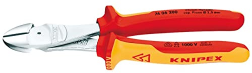 Draper Expert 12301 Knipex vollisolerad diagonal sidoklippare, 200 mm