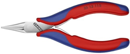 KNIPEX - 35 12 115 Tools - Electronics Pliers With Flat Tips, Multi-Component (3512115), 4.5