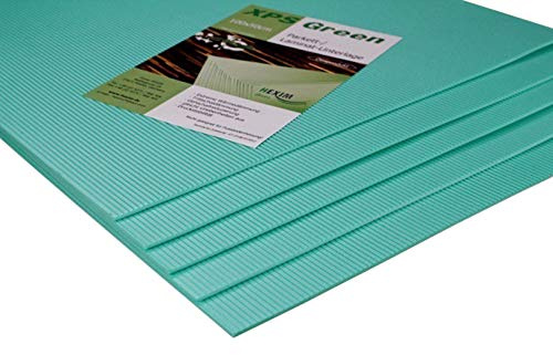 Isolamento Anticalpestio XPS Isolamento Termico Pacco Risparmio hexim Xps Green - 3 MM, 50 Metri Quadrati