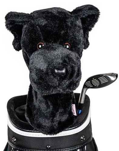 Daphne's Headcovers Black Lab Driver Headcover | Premium Driver Headcovers | Funny Golf Club Covers | Stylish Protection for Your Clubs | Men's Golf Gear | Driver Headcover for Men and Women