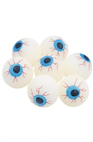 Smiffys Powerball œil fluorescent, Tube de 48