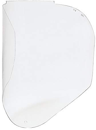 Honeywell 1011626 Clear Acetate Replacement Visor for the Bionic FaceShield, Dielectric Design, Comfortable Fit, Locking Mechanism, Fits Goggles or Respirators, Easily Replaced Visor (1 Piece)