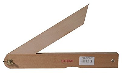 Stubai 344050 Fausse équerre réglable en bois, Beige, 300 mm