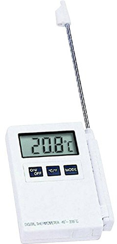 TFA Dostmann P200 - Termometro digitale professionale con sensore di puntura, ampio display HACCP lavabile