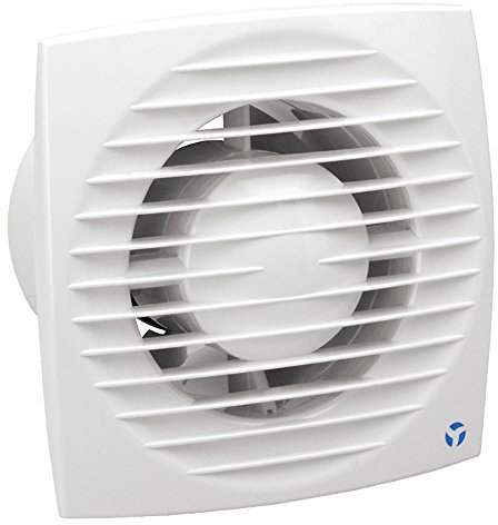 Airflow Aura 100T Bathroom Extractor Fan with Timer (2-30 Mins) - 100mm/4- Energy Efficient 5.6W, 14 l/s, Low SFP 0.33W/L/s, 2-Years Warranty