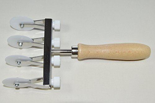 Justerbar degskärare med 4 släta POM-blad 990230