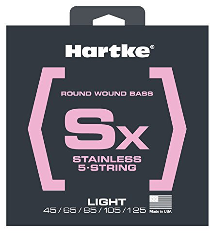 Hartke Bass Gitarre Saiten Rostfreier Edelstahl Light 5-String